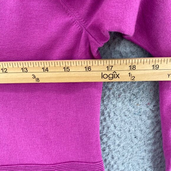 Talbots Dress Womens Small Purple Sweater Fit & Flare Long Sleeves V Neck NWT - Picture 8 of 10